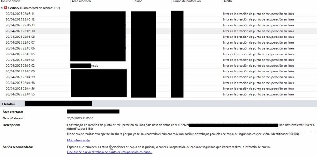 listado_errores sobre DPM_error_3188